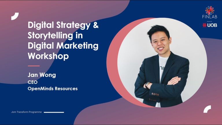 Digital Strategy Storytelling In Digital Marketing - Jom Transform Programme – Womenpreneurs Edition