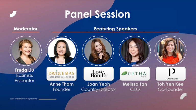 Youtube Panelist Session Thumbnail - Jom Transform Programme – Womenpreneurs Edition