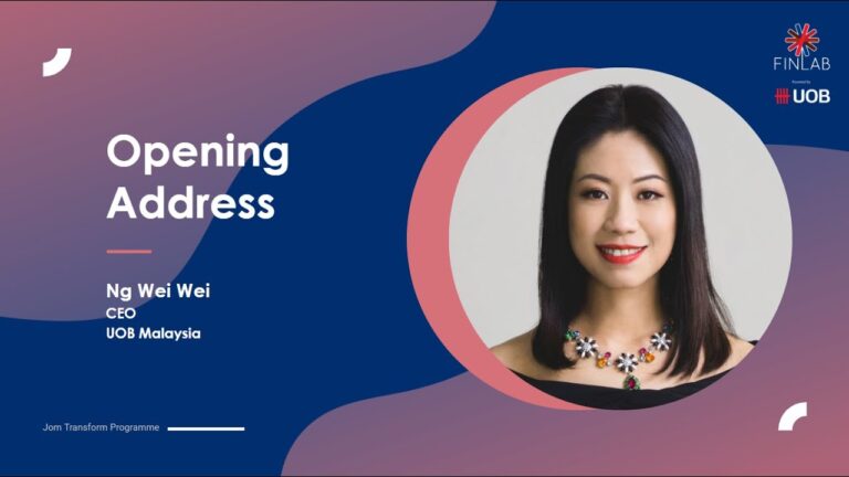 Jom Transform Programme Womenpreneurs Edition Kick Off Opening Address - Jom Transform Programme – Womenpreneurs Edition