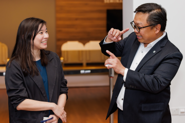 Ms Ethel Tan With Mr Paul Kan Networking - Uob X Womenpreneur 2024