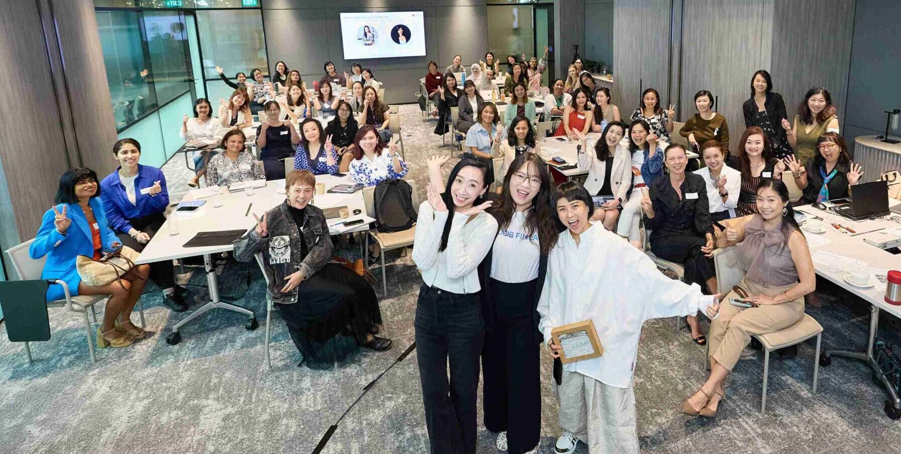 Evangeline And Clare Group Photo 11Zon Scaled E1746782924158 - Digitalisation Innovation Programme: Womenpreneur (D.i.p:w) 2025 Recap