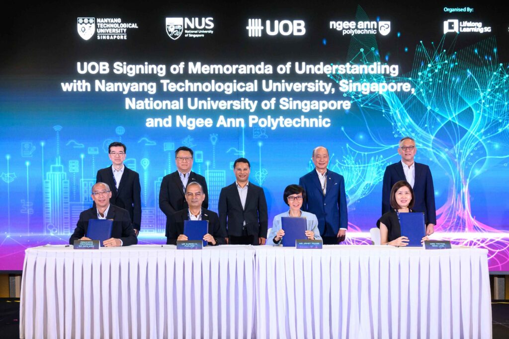 Mou Signing - Uob Joins Forces With Skillsfuture Singapore: Empowering Smes For The Future