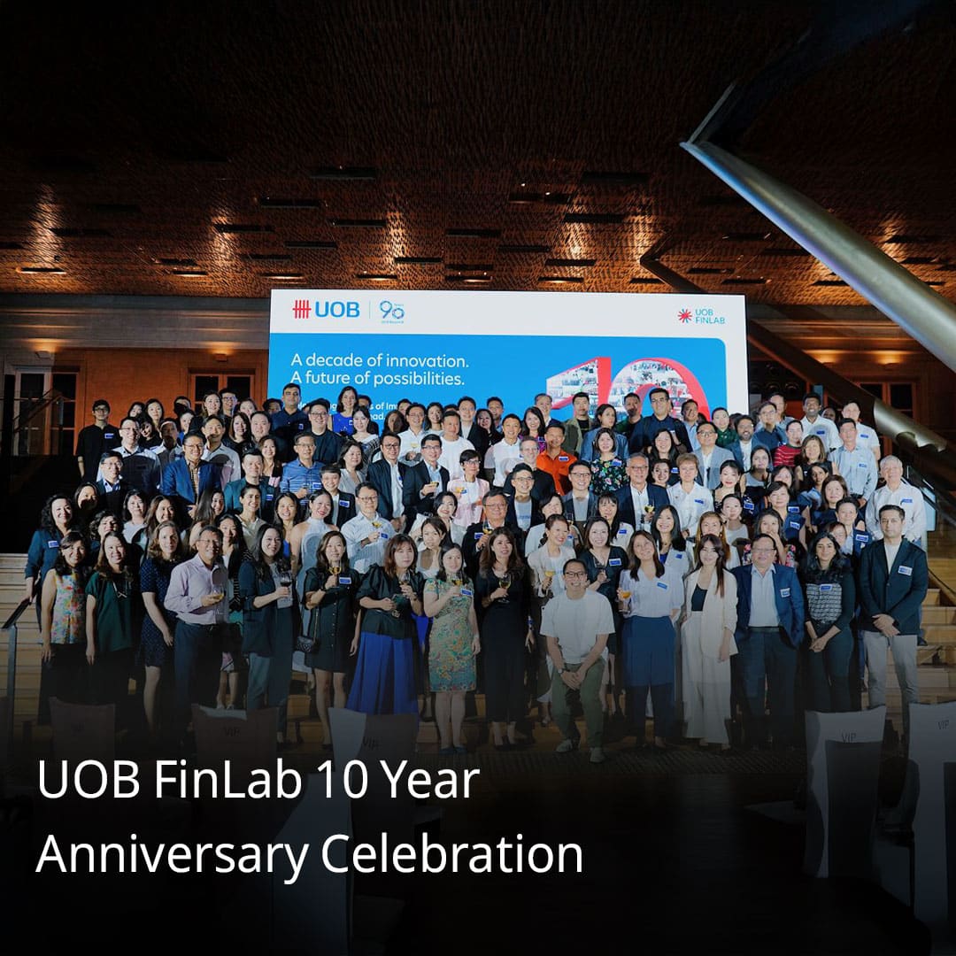 Uob Finlab Linkedin Post 10 Year Anniversary Celebration - Linkedin